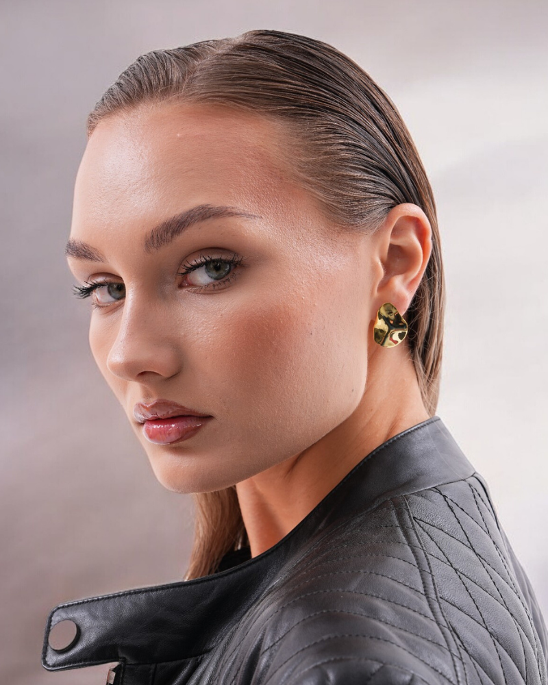 Curved Mirror Earring