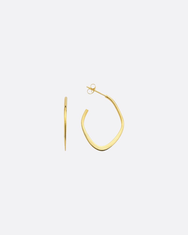 Curved G Earring