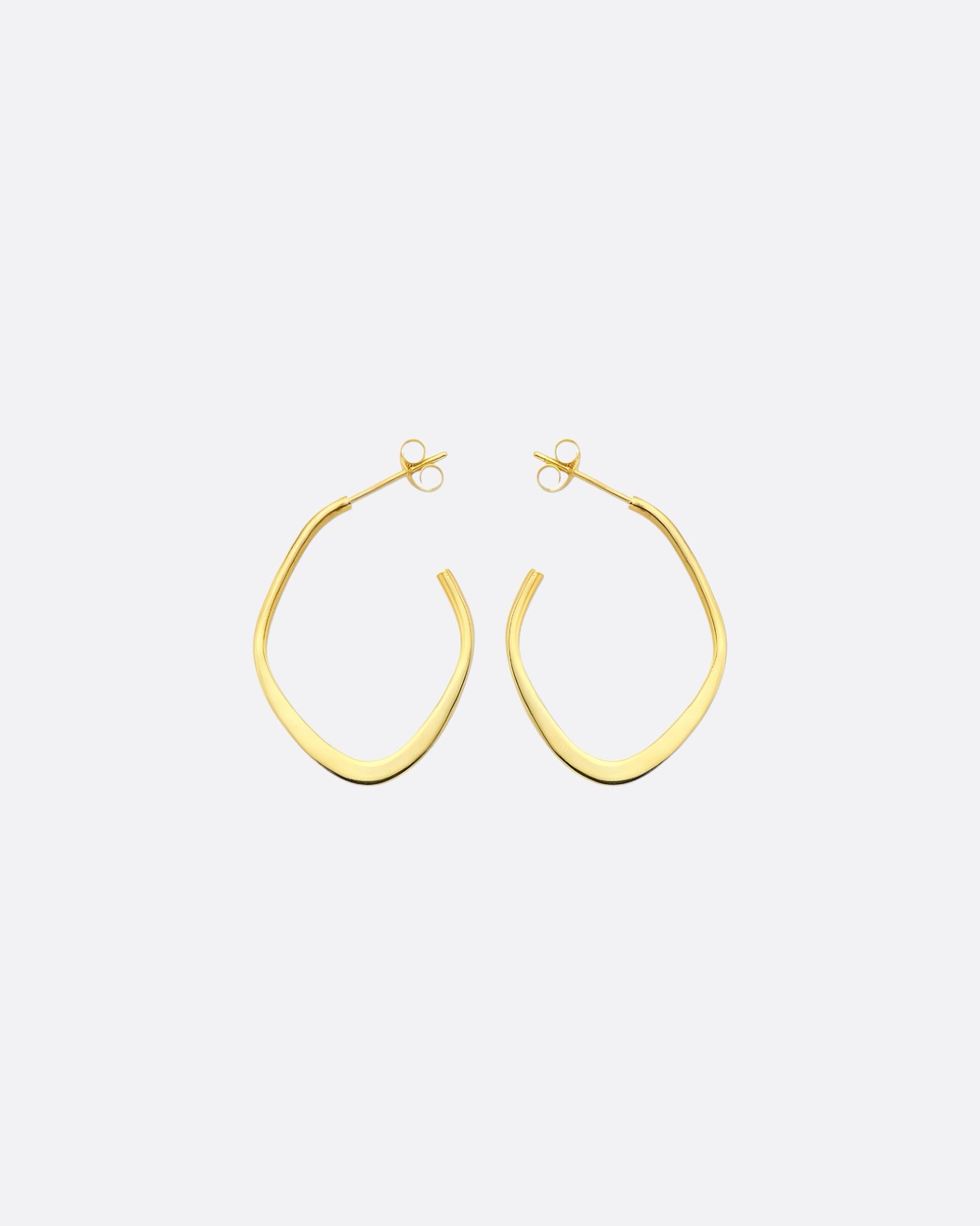 Curved G Earring