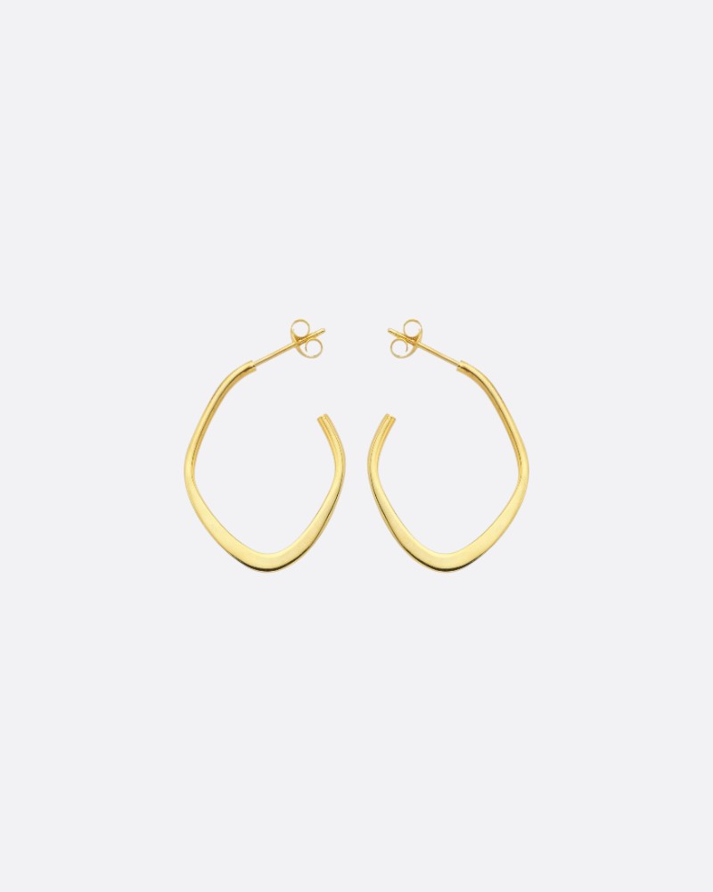 Curved G Earring