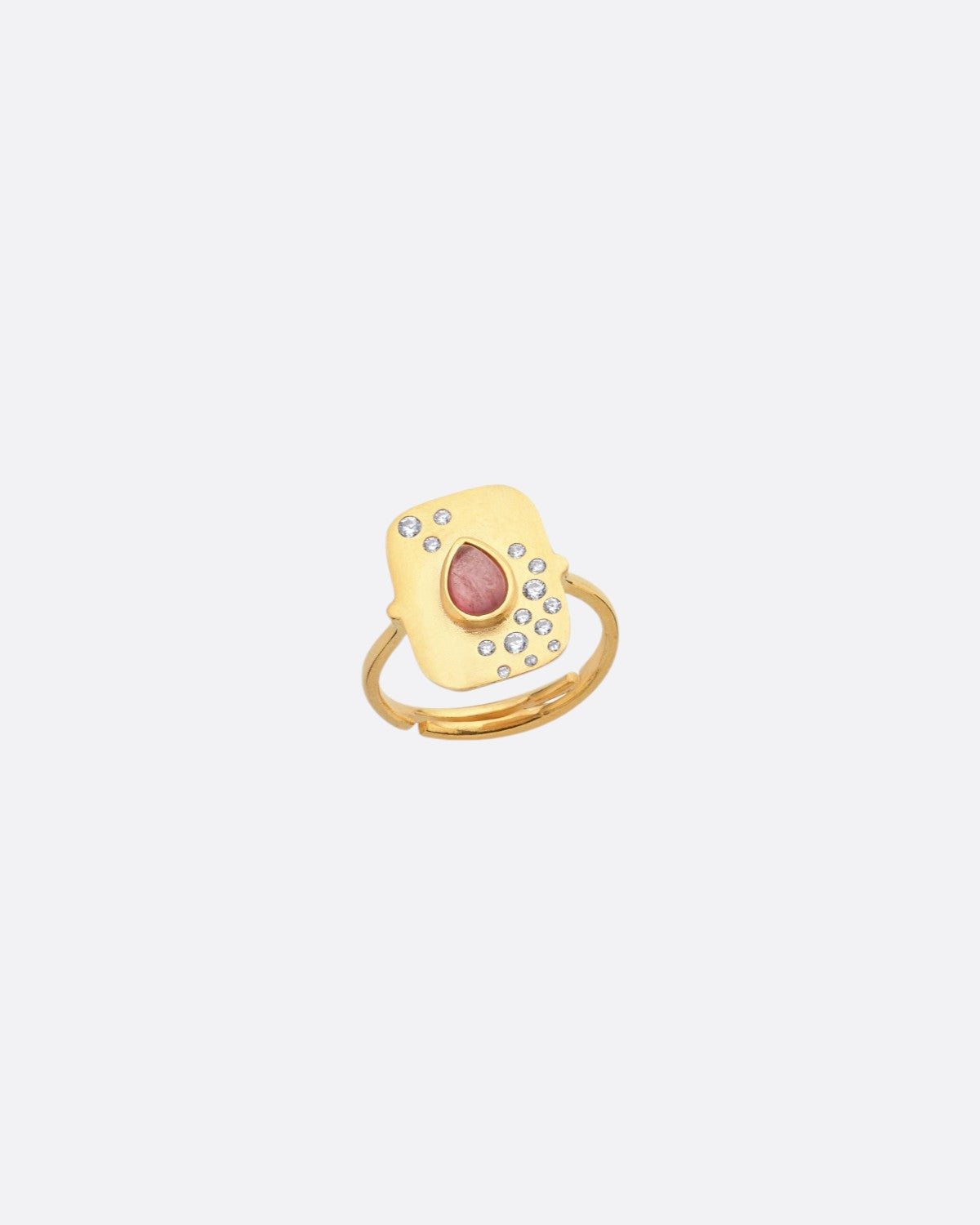 Drop Stone Tourmaline Ring