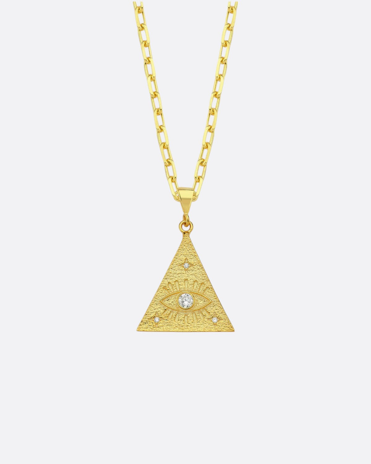 Pyramid Eye Necklace