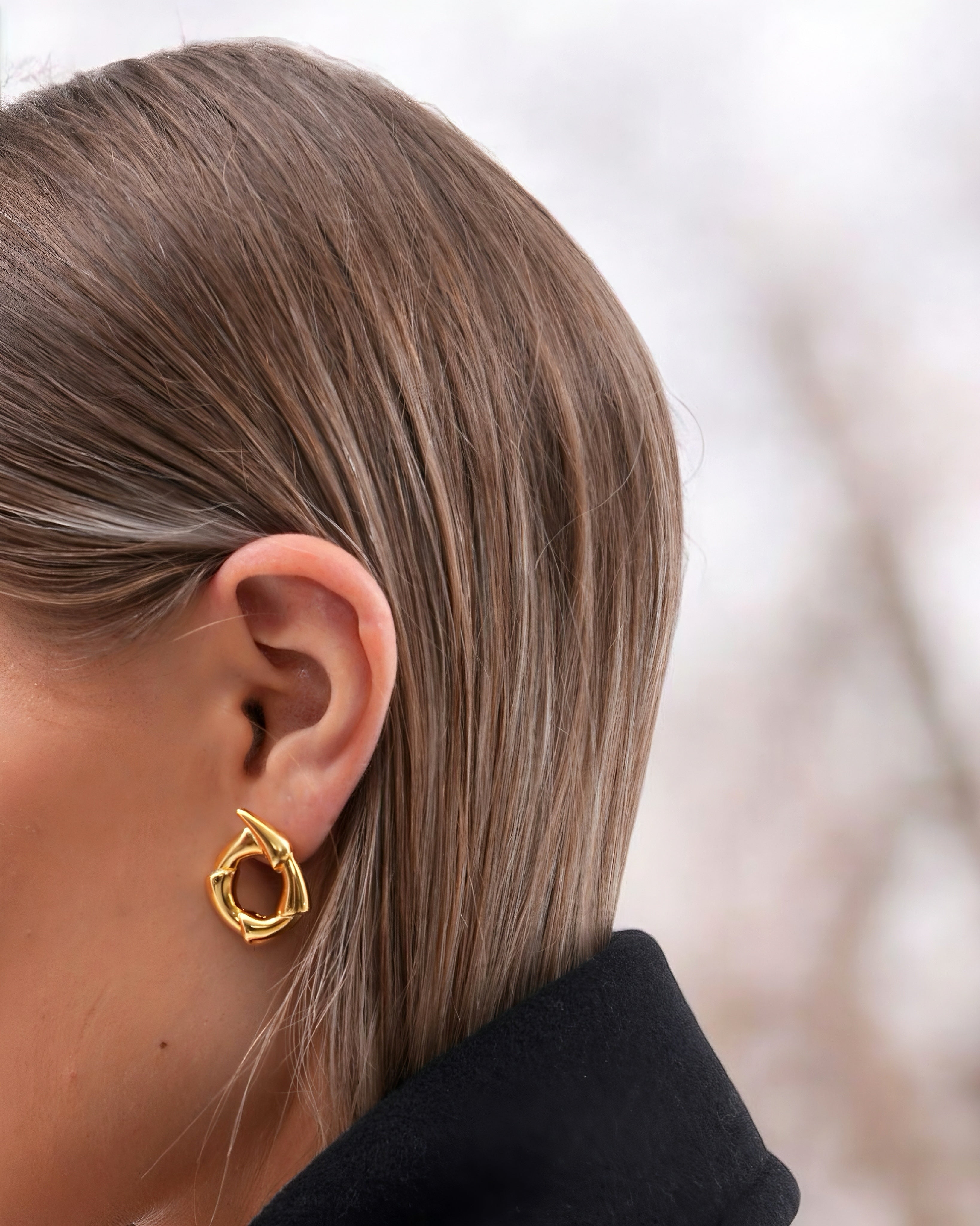 Radiant Spiral Earring