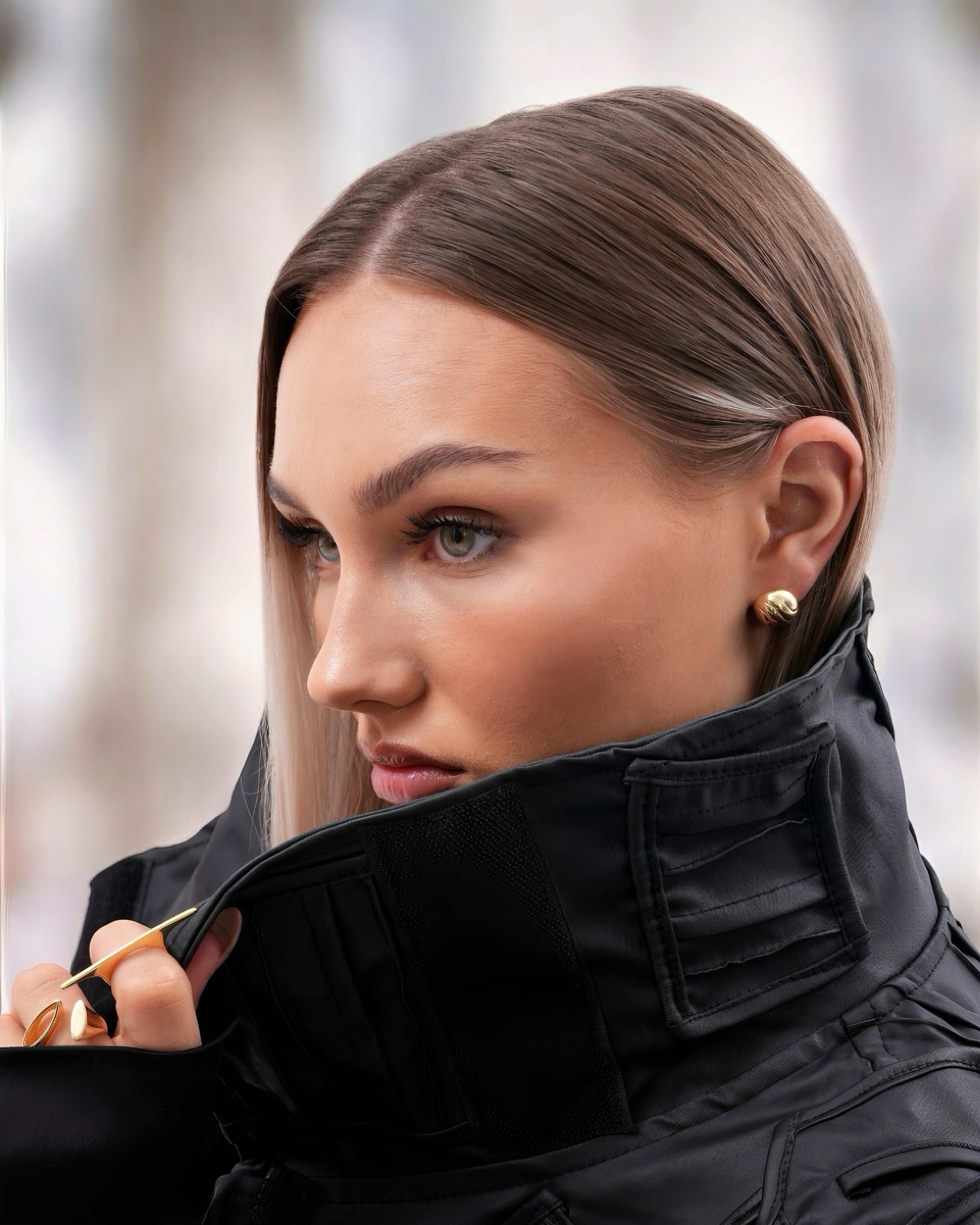 Sphere Swirl Earring